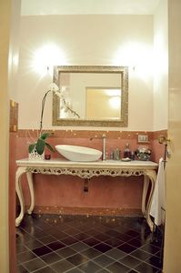 Art. 2015-B Sharon, Meubles de salle de bains classique, dessus de marbre