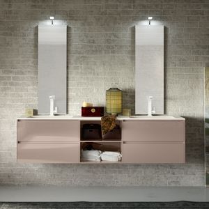 Change comp. 39, Armoire de toilette avec co-ciment suprieur, avec lampe eco-LED