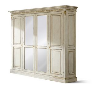 1476LQM, Armoire  quatre portes sculpte