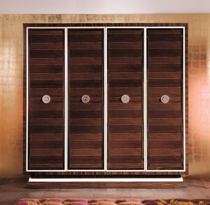 934, Armoire avec 4 portes, bne et rable plaqu, idal pour les chambres en style classique