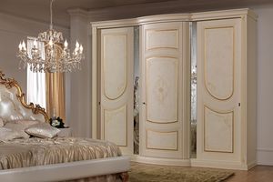 Aurora Armoire avec miroirs, Armoire dans un style classique, avec des miroirs dcoratifs