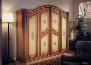 Avignone, Armoire de style classique, 4 portes avec des dcorations faites  la main