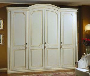 Elios armoire, Armoire en bois avec tagres et tiroirs