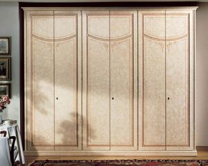 Vesta armoire, Armoire de luxe en bois laqu avec 6 portes