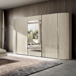 Maia armoire, Grande armoire avec portes miroir