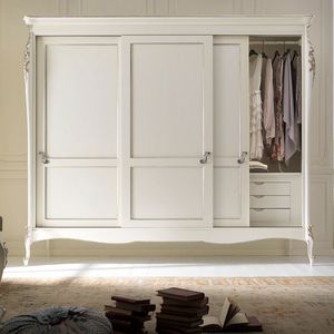 Venere VENERE1035T, Armoire  trois portes coulissantes, style classique