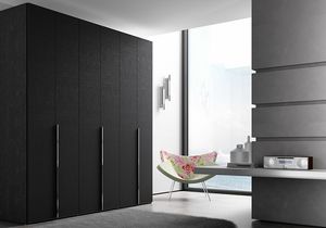 Armadio Basic AE 14, Armoire 6 portes,  pores ouverts