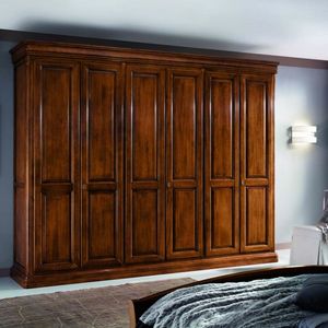 Home set Home NOTGIO185, Armoire 6 portes avec pierres de taille