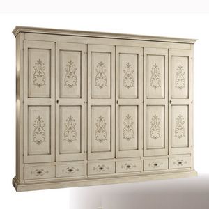 Il Mobile Classico - Infinito LV1469-A, Armoire en bois  6 portes, avec dcorations