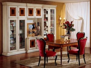 Display bookcase 731 A2, Bibliothque classique de luxe en bois