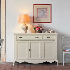 Casa Shabby Chic SHABBY1505, Buffet 3 portes style Shabby chic