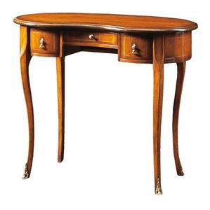 Massimo FA.0042, Bureau, avec 3 tiroirs en forme de haricot, de style classique