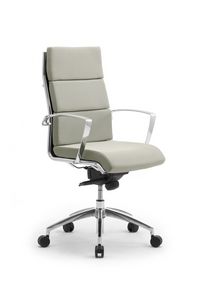 Origami CU high executive 70410, Presidential chaise de bureau, aluminium chrom