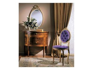 3290 CHAIR, Chaise en bois rembourr, le style de luxe classique