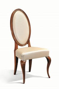 Art. 513s, Chaise en bois avec dossier ovale pour salle  manger