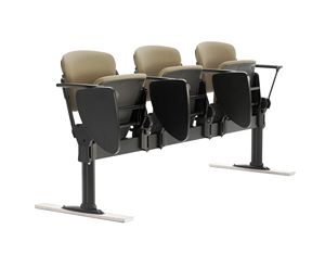 Cortina mixed bench, Banc avec siges inclinables rembourrs, pour universits