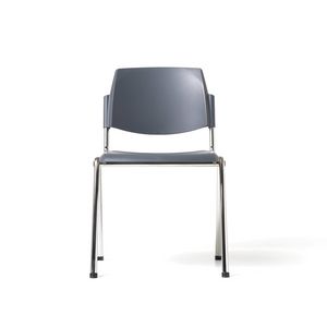 New Bonn plastique, Runion chaise de salle, en mtal et polipropiilene, empilable