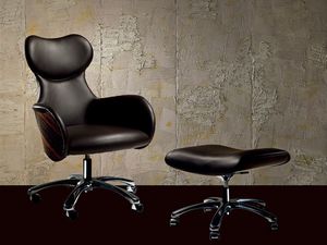 PO33 Cartesio fauteuil, Fauteuil rglable avec une forme lgante, pour le bureau