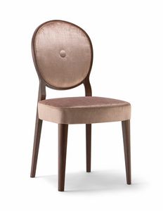 SOFIA SIDE CHAIR 045 S, Chaise  dossier rond