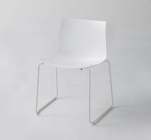 Kanvas 2 ST, Chaise blanche avec pitement luge