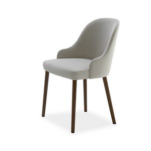 Etoile, Chaise moderne en bois rembourre