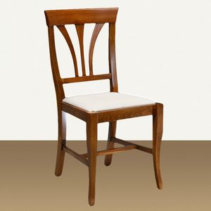 Home set Home 375G-SEDIE-S, Chaise  lattes faonnes avec assise en tissu