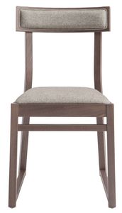 SE 439, Chaise en bois avec assise rembourre