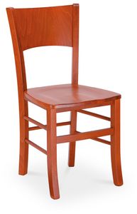 LUNA, Chaise moderne en bois peint