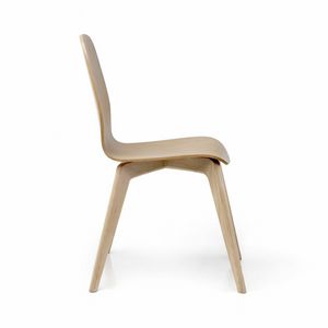 Mil Wood, Chaise en bois au design pur