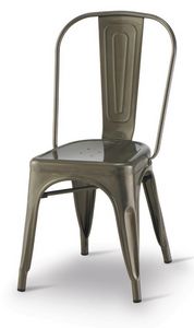 SE 500 / INT, Chaise en mtal peint, empilable, pour les restaurants