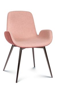 Corabell, Chaise rembourre au design moderne