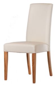 SE 1013.2, Chaise avec base en bois laqu, couvert, pour les htels