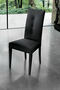 ZURIGO SE503, Chaise moderne avec un haut dossier rembourr