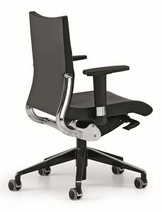 AVIA 4006, Oprationnelle chaise de bureau, support de dossier en aluminium