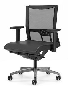 AVIANET 3606, Travailler chaise avec T accoudoirs en forme, pour le bureau