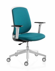 Key Smart, Chaise de bureau polyvalente, colore et dynamique