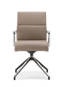 Aalborg Soft 04, Chaise de bureau pivotante, adapte aux salles de runion et aux clients
