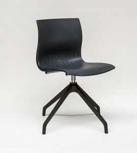 WEBBY 3472, Chaise pivotante avec coque en nylon