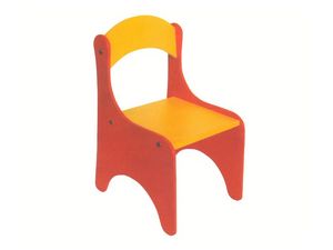 ARIEL, Chaise color pour les bbs, dmontable, pour la maternelle