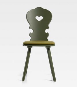 Vienna, Chaise en bois avec un design traditionnel