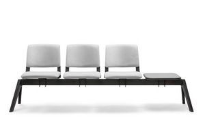 Clio Soft Bench, Banc d'attente avec sige et dossier rembourrs confortables