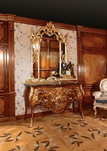 Art. 399, Poitrine incrust de tiroirs pour des chambres luxueuses, avec miroir or