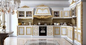 Royal Cuisine, Kitchenin modulaire en bois sculpt, des villas