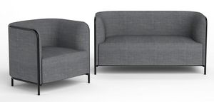 Place sofa, Canap recouvert en simili cuir, structure mtallique