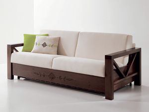 Hollywood personnalis 01, Canap confortable avec cadre en bois personnalisable