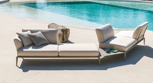 Joint comp.3, Sofa modulaire pour la piscine, avec table basse