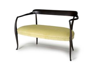 Art.450 sofa, Canap en bois avec sige rembourr, pour les salles d'attente
