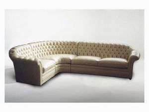 Lloyd Angular Sofa, Canap d'angle pour les grandes pices de vie, style classique