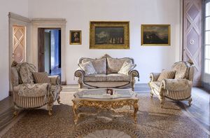Touileries, Canap et fauteuil pour chambres de style classique