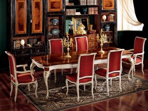 Display armchair 838 P, Fauteuil pour salle  manger, style classique